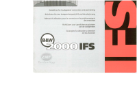 Bowers & Wilkins 2000-IFS-Owner-Manual